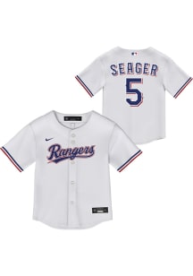 Corey Seager  Texas Rangers Toddler White Home Replica Jersey