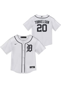 Spencer Torkelson  Detroit Tigers Toddler White Home Replica Jersey