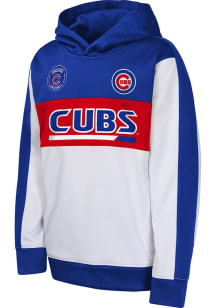 Chicago Cubs Youth Blue Triple Play Long Sleeve Hoodie
