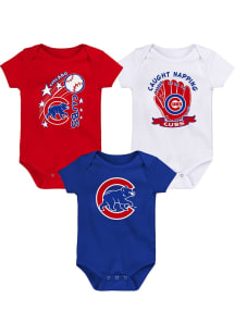 Chicago Cubs Baby Blue 1-2-3 Inning One Piece