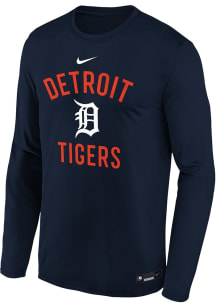 Nike Detroit Tigers Youth Blue Nike Team Issue Legend Long Sleeve T-Shirt