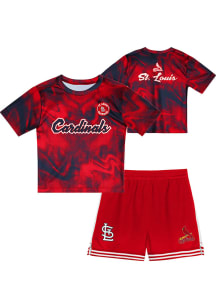 St Louis Cardinals Boys Red Pinch Hitter Infielder Set Top and Bottom