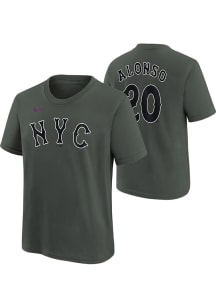 Pete Alonso New York Mets Youth Blue City Connect NN Player Tee