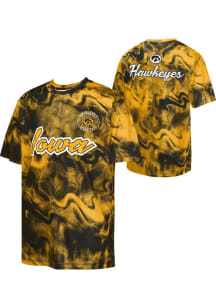 Iowa Hawkeyes Youth Black Hand Off Short Sleeve T-Shirt