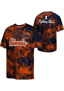 Illinois Fighting Illini Youth Orange Hand Off Short Sleeve T-Shirt