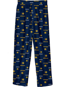 Indiana Pacers Boys Navy Blue Team Color Printed Sleep Pants