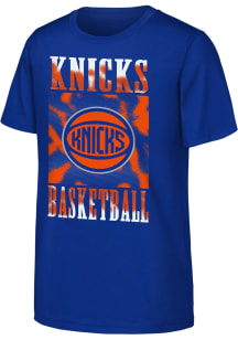 New York Knicks Youth Blue Garage Hero Short Sleeve T-Shirt