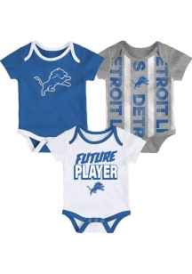 Detroit Lions Baby Blue Loyal Buddies One Piece