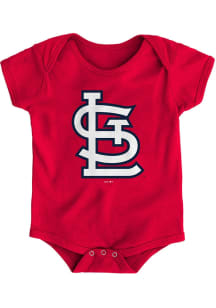 St Louis Cardinals Baby Red Backup Short Sleeve One Piece