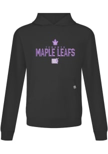 Levelwear Toronto Maple Leafs Mens Black Relay Carve Hood