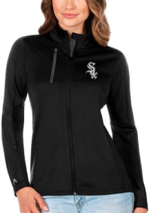 Antigua Chicago White Sox Womens Black Generation Light Weight Jacket