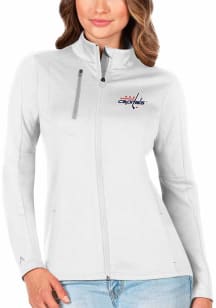 Antigua Washington Capitals Womens White Generation Light Weight Jacket