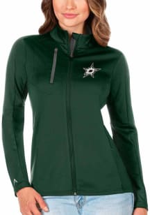 Antigua Dallas Stars Womens Green Generation Light Weight Jacket