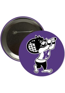 K-State Wildcats 3" Tennis Varsity Willie Button - Purple