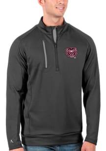 Antigua Missouri State Bears Mens Grey Generation Long Sleeve Qtr Zip Pullover
