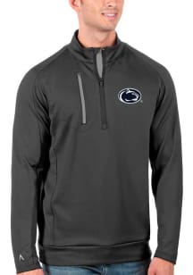 Antigua Penn State Nittany Lions Mens Grey Generation Long Sleeve Qtr Zip Pullover