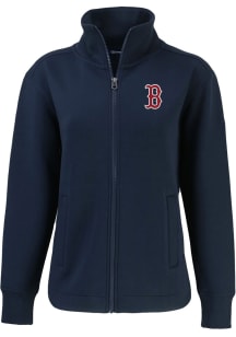 Cutter and Buck Boston Red Sox Womens Navy Blue Roam Light Weight Jacket