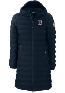 Cutter and Buck Boston Red Sox Womens Navy Blue Stars and Stripes Mission Ridge Repreve Long Heavy..