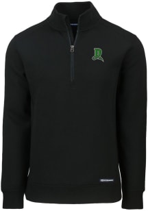 Cutter and Buck Dayton Dragons Mens Black Roam Long Sleeve Qtr Zip Pullover