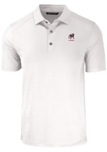 Cutter and Buck Georgia Bulldogs White Alumni Forge Eco Stretch Big and Tall Polo