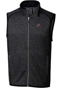 Cutter and Buck Georgia Bulldogs Big and Tall Grey Alumni Mainsail Mens Vest