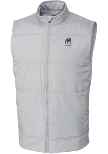Cutter and Buck Georgia Bulldogs Mens Grey Alumni Stealth Sleeveless Jacket