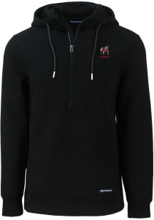 Cutter and Buck Georgia Bulldogs Mens Black Alumni Roam Long Sleeve Hoodie