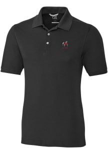 Cutter and Buck Georgia Bulldogs Mens Black Alumni Advantage Short Sleeve Polo