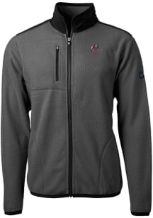 Cutter and Buck Georgia Bulldogs Mens Grey Alumni Cascade Sherpa Light Weight Jacket