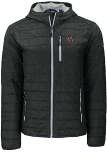 Cutter and Buck Georgia Bulldogs Mens Black Alumni Rainier PrimaLoft Hooded Filled Jacket