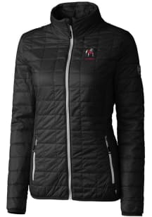 Cutter and Buck Georgia Bulldogs Womens Black Alumni Rainier PrimaLoft Filled Jacket
