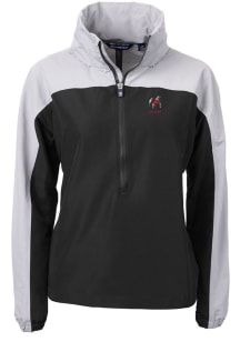 Cutter and Buck Georgia Bulldogs Womens Black Alumni Charter Eco Pullover