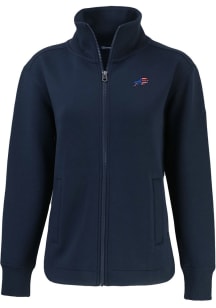 Cutter and Buck Buffalo Bills Womens Navy Blue Americana Roam Light Weight Jacket