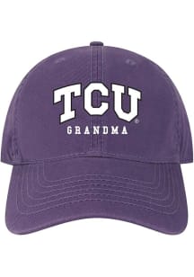 Legacy TCU Horned Frogs Grandma EZA Twill Adjustable Hat - Purple