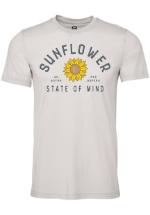 Summit Sportswear Kansas Oatmeal Sunflower State of Mind Short Sleeve Fashion T Shirt