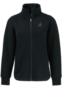 Cutter and Buck Arizona Diamondbacks Womens Black Roam Light Weight Jacket