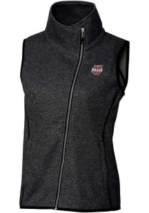 Cutter and Buck Massachusetts Minutemen Womens Charcoal Mainsail Asymmetrical Vest