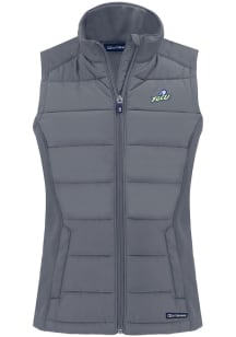 Cutter and Buck Florida Gulf Coast Eagles Womens Grey Evoke Vest