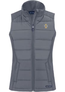 Cutter and Buck Idaho Vandals Womens Grey Evoke Vest
