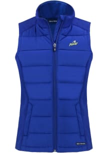 Cutter and Buck Florida Gulf Coast Eagles Womens Blue Evoke Vest