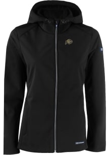 Cutter and Buck Colorado Buffaloes Womens Black Evoke Light Weight Jacket
