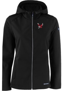 Cutter and Buck Eastern Washington Eagles Womens Black Evoke Light Weight Jacket