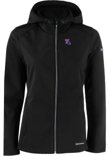 Cutter and Buck Louisiana Tech Bulldogs Womens Black Evoke Light Weight Jacket