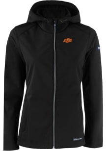Cutter and Buck Oklahoma State Cowboys Womens Black Evoke Light Weight Jacket
