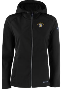 Cutter and Buck San Jose State Spartans Womens Black Evoke Light Weight Jacket