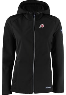 Cutter and Buck Utah Utes Womens Black Evoke Light Weight Jacket