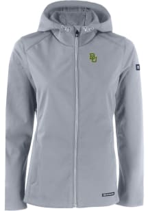 Cutter and Buck Baylor Bears Womens Charcoal Evoke Light Weight Jacket