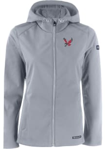 Cutter and Buck Eastern Washington Eagles Womens Charcoal Evoke Light Weight Jacket