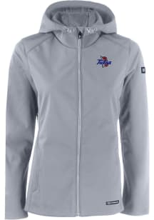 Cutter and Buck Tulsa Golden Hurricane Womens Charcoal Evoke Light Weight Jacket