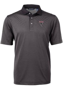 Cutter and Buck Atlanta Falcons Black HISTORIC Virtue Eco Pique Big and Tall Polo